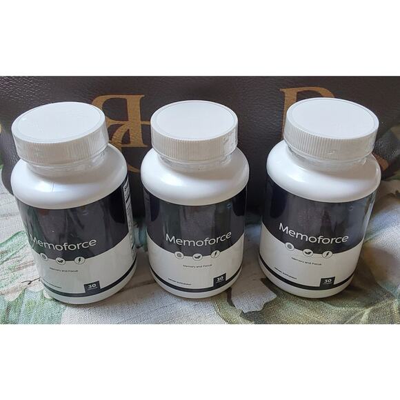 Memoforce memory and focus 3 Bottles 30 capsules ea 90 total expires 03/2027 - Picture 1 of 3